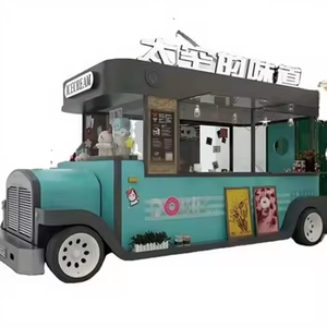 Freezer Food Transport Supplies Foton Price Catering Custom Mobile Fast Food Truck for Sale United States BBQ Food Trailer - Product Image 1