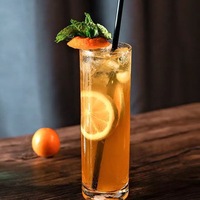 8-14 OZ Tumbler Forme Cylindrique Verres Collins Verre Highball Verre Jus Cocktails Long Drink Cups