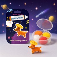 Kit de Modelado de Galaxia Oceánica DIY, Actividad Artística Hecha a Mano, Regalo, Set de Arcilla para Manualidades de Criaturas Fantásticas para Niños