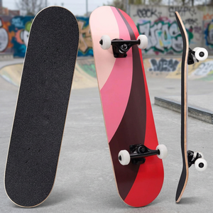Longboard Completo Drop Through - Tabla Híbrida de Arce Ecológica y Duradera con Ejes Reverse Kingpin de 9.8''X31'' para Desplazamientos y Carving - Product Image 2