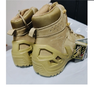 <span class=keywords><strong>Botas</strong></span> Tácticas de Seguridad TSB07 de Moda para Senderismo, Camping y Deportes al Aire Libre, de Cuero Vacuno y Gamuza, para Guardias de Seguridad - Product Image 6