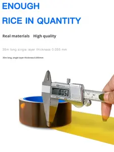Goldfinger resistente alle alte Temperature Polyimide <span class=keywords><strong>PI</strong></span> nastro 400 ° isolamento termico e saldato per il telefono cellulare riparatore strumento - Product Image 2