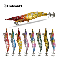 Nouvelles leurres artificielles Hessen 110mm 16g pour calamar, coulantes, en PVC, de haute qualité, lumineuses, pour la pêche au saumon, au bar et au brochet en eau salée
