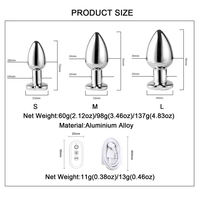 APP- & drahtlos steuerbarer, vibrierender, leuchtender Analplug mit 10 Geschwindigkeitsstufen, wasserdichter Buttplug, Sexspielzeug für Männer und Frauen, Erwachsenenprodukte