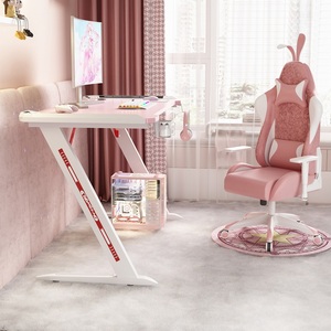 YZ – table de jeu à Structure Stable en acier noir, éclairage rvb, table de jeu bon marché, à vendre, <span class=keywords><strong>Bureau</strong></span> Gamer - Product Image 5