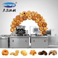 Nouvelle machine à biscuits chinoise à 3 couleurs entièrement automatique en acier inoxydable 304, ligne de production de biscuits