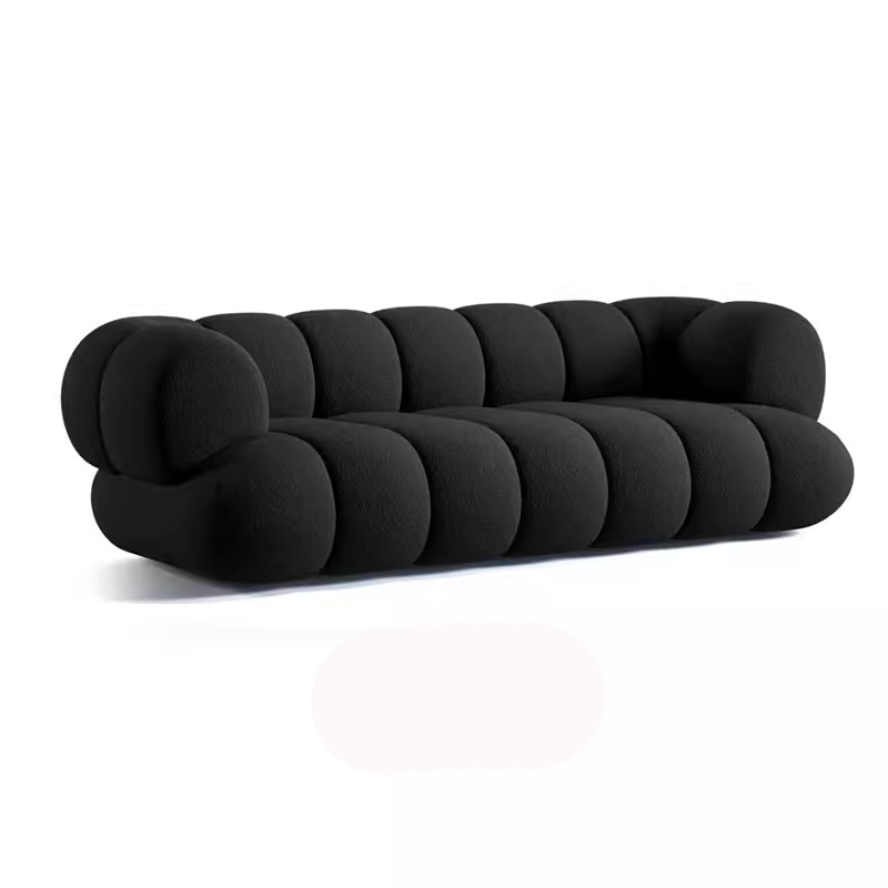 China Alibaba 2 Zits Boucle Stof Sofa Italiaanse Luxe Hoekbank Set Woonkamer Moderne Bank Wohnzimmer Sofa