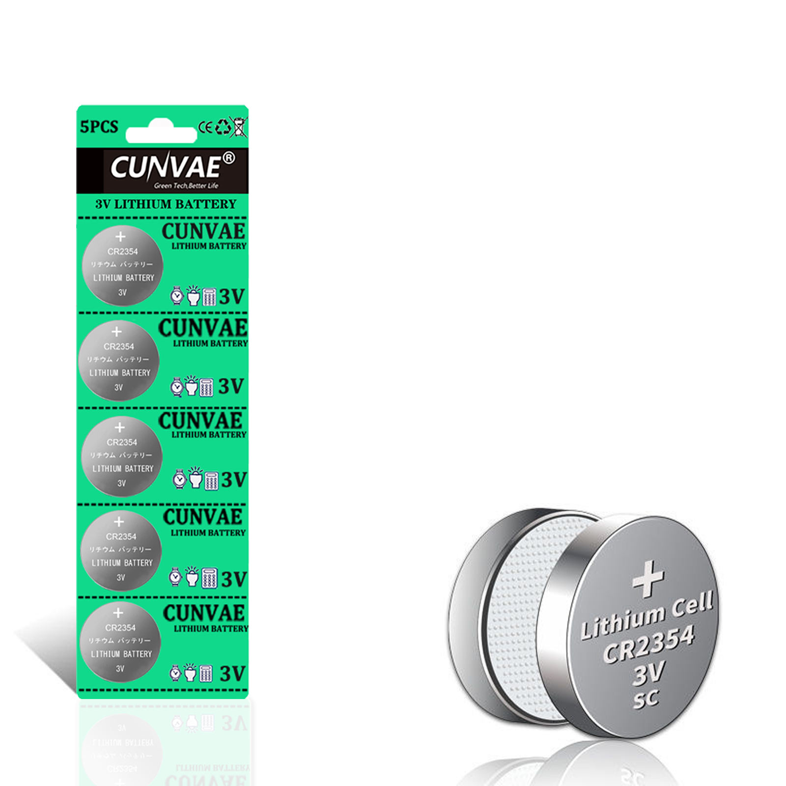 新しいCR2354 2354 3Vリチウムコイン電池、CR 2354 3ボルトコインボタン時計電池| Alibaba.com