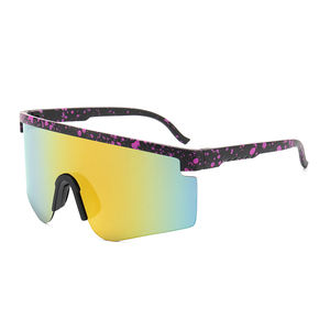 DLX9322 Lunettes <span class=keywords><strong>de</strong></span> <span class=keywords><strong>soleil</strong></span> <span class=keywords><strong>de</strong></span> sport coupe-vent 2021 <span class=keywords><strong>Viper</strong></span> Fashion Sport Sunglass for Men One Piece Lens Custom Shades - Product Image 3