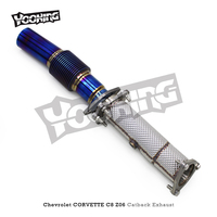 Système d'échappement complet AUTO pour Chevrolet CORVETTE C8 Z06 2019-2025 tuyau de descente droit titane OEM usine Valve Catback échappement