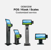 ATP Interaktiver Selbstbedienungs-Kiosk für Krankenhäuser zur Gesundheits-Selbstregistrierung mit Desktop-Kartenleser und SDK Intel Core I5 Bodenmodell