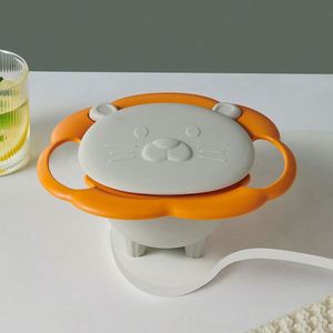 Assiette Gyro Anti-déversement Ancout pour Bébé, Bol d'Équilibre Rotatif à 360 Degrés, Assiette en Plastique pour Enfants, Stock Entrepôt - Product Image 4