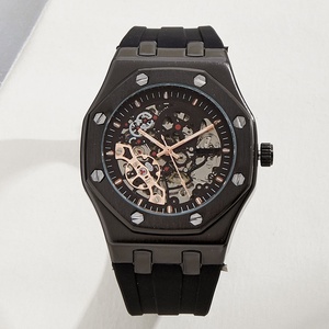 Reloj mecánico automático de lujo para hombre, caja cuadrada de acero inoxidable, movimiento automático, diseño hueco, reloj de vestir para hombre de negocios - Product Image 3