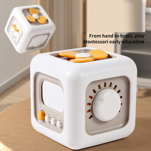 Cubo Mágico <span class=keywords><strong>de</strong></span> Actividades 6 en 1 para Bebés, <span class=keywords><strong>Juguetes</strong></span> Sensoriales Montessori, Cubo <span class=keywords><strong>de</strong></span> Música para Bebés, <span class=keywords><strong>Juguetes</strong></span> para Niños Pequeños - Product Image 5