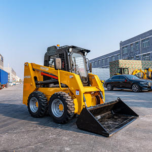 小型スキッドステアHTS50ミニディンゴハイトップブランド高性能ディーゼルミニ小型スキッドステアキャビン付きフロントローダー - Product Image 4