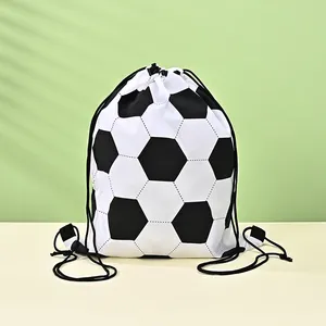 Sac de sport à cordon pour la Coupe du Monde – Matière polyester, taille moyenne, option logo personnalisé pour publicité ou cadeau - Product Image 1