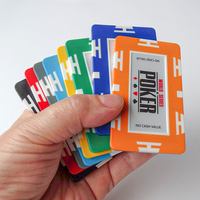 Jetons de poker rectangulaires personnalisés de haute qualité, jetons de casino, jetons de poker Las Vegas, marqueurs de balle de golf, jetons de boisson avec logo personnalisé