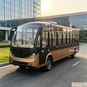 Autobús Eléctrico Turístico con Decoración Exterior Artística, Asientos con Respaldo Ajustable, Interior Multifuncional para Jardín o Parque - Product Image 1