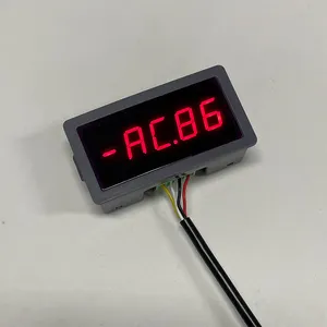 Tela de tubo digital led com modbus comunicação ip 66 à prova d'água display de 3-6 dígitos