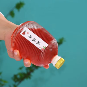 <span class=keywords><strong>Botella</strong></span> <span class=keywords><strong>de</strong></span> Vidrio para Licor <span class=keywords><strong>de</strong></span> 500 ml al por Mayor, <span class=keywords><strong>Botella</strong></span> <span class=keywords><strong>de</strong></span> Gin y Vino con Rayas Verticales, Directamente del Fabricante - Product Image 3