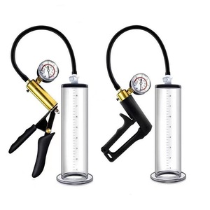 Pompe à pénis en laiton type pistolet pour homme, 10 fréquences, jouet sexuel pour adulte, fonction d'agrandissement, pour l'augmentation de la taille et la stimulation de la performance sexuelle - Product Image 5