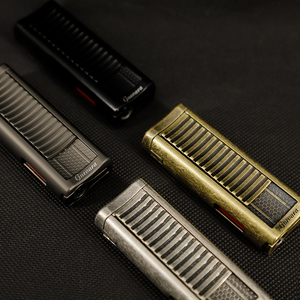Guevara Tobacco Holder Design Vintage Metal <strong>Wind</strong> <strong>Proof</strong> <strong>Lighter</strong> with Folding Cigar Drill - Product Image 5