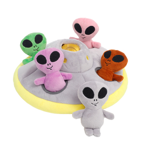 Di alta qualità UFO Aliens Super Soft ricamo Chew Training Pet peluche Set nascondi e cerca cane Puzzle <span class=keywords><strong>Toy</strong></span> - Product Image 2