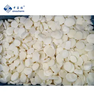 Sinocharm HACCP New Season IQF Peeled Water Chestnut Wholesale Price 1kg Frozen Water Chestnut Slice