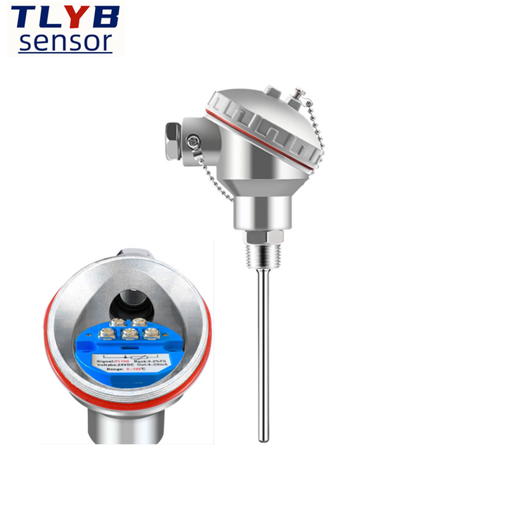 PT100 Temperature Sensor - Integrated 4-20ma Transmitter