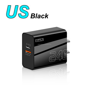 Chargeur de téléphone portable multi-ports EU US UK, 2 ports USB + Type-C, QC3.0 + PD, chargeur rapide, adaptateur de charge rapide pour <span class=keywords><strong>smartphone</strong></span> - Product Image 6