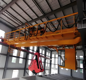 YAOUCRANE QD Double Girder 40Ton 100ton 150Ton Overhead <strong>Crane</strong> with <strong>Hook</strong>/Grab or Tongs for Steel Mill or Garbage Station - Product Image 6