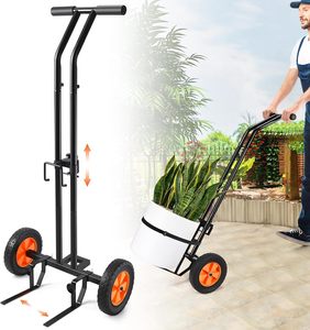 Heavy Duty Plant Dolly Cart Adjustable Grabbing Arm Suction Cups <b>Garden</b> Pot Mover <b>Trolley</b> Cart Platform Structure for Plant Pots - Product Image 1
