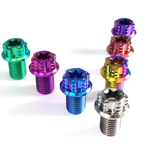 Tornillos de Titanio Tmj con Cabeza Torx y Brida, Especificación de Competición, M10x25x1.25, Tornillos de Repuesto para Motocicleta, Reemplazo de Tornillos para Pinzas de Freno - Product Image 5