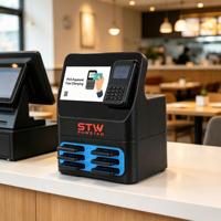 Conception empilable, numérisation et utilisation sans effort, 5000 mAh, charge rapide 60 W, batterie externe partagée pour restaurant