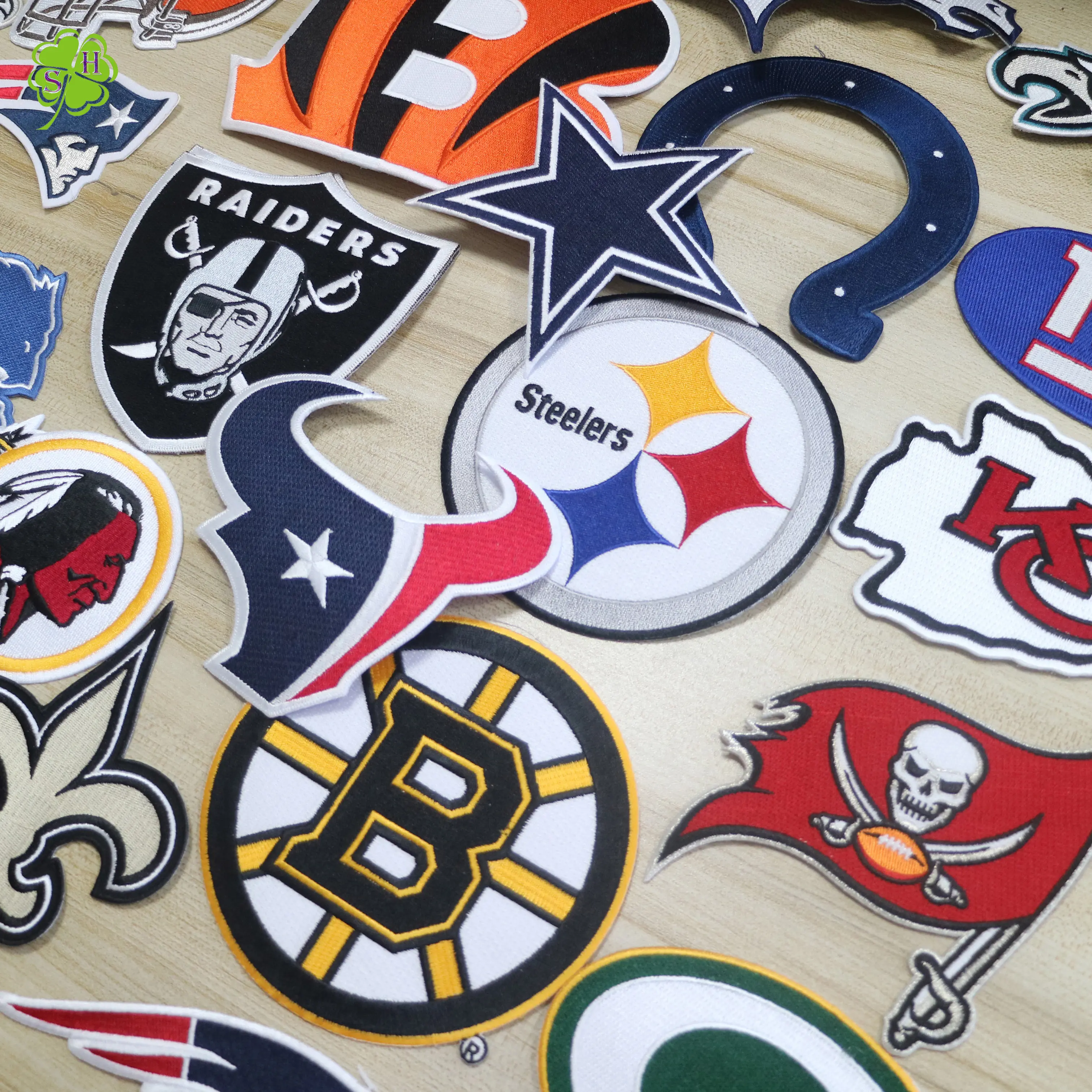 Patch dell'università di Washington Custom National Football League Iron On abbigliamento ricamo Patch