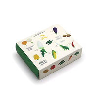 Boîte à Chocolats Artisanaux Minimaliste en Papier Mat avec Panneau Transparent Magnétique Rectangulaire