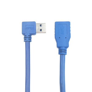 สายต่อ USB รูปตัว U Lung Kay แบบตัวผู้ต่อตัวเมีย ความเร็วสูง ส่งข้อมูลได้รวดเร็ว สีฟ้า น้ำหนัก 0.03 กก. รุ่น LKU3 004 - Product Image 5