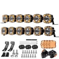 Barre lumineuse LED Spot Beam tout-terrain pour camion, SUV, 4x4, ATV, UTV - 12V 30W 6000 Lumens, design modulaire