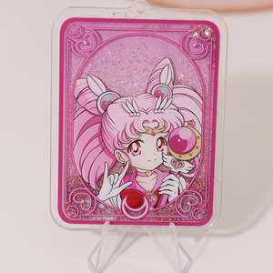 Porte-clés Anime Personnages <span class=keywords><strong>Manga</strong></span> Personnalisés Vigreat avec Illustration Transparente, Paillettes Holographiques et Finition Époxy – Création Artistique - Product Image 1