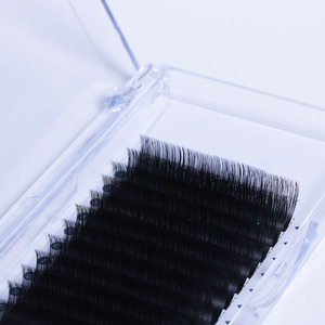 Extension ciglia Camellia 0.07mm fatte a mano in PBT, Mega Volume Russo Professionale L/<span class=keywords><strong>LU</strong></span>/B/C/CC/D, lunghezza 17mm, curvatura C - Product Image 3