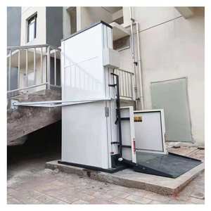 विकलांगों के लिए उच्च गुणवत्ता वाले बैरियर-मुक्त लिफ्ट प्लेटफॉर्म के साथ 3 मीटर इलेक्ट्रिक पोर्च लिफ्ट वर्टिकल संलग्न प्लेटफार्म लिफ्ट - Product Image 5