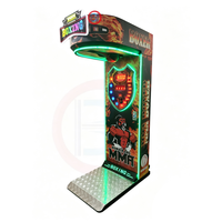 Machine de jeu d'arcade de boxe et de MMA à monnayeur, test de force de frappe, construction en plastique et métal, version anglaise, pour bars et parcs d'attractions