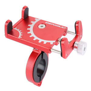 Support de téléphone pour vélo Yueli en alliage d'aluminium réglable pour guidon, couleur rouge, noir, titane - Product Image 1