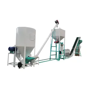 Big capacity full automatic 10 ton complete animal feed pellet production line cattle feed feed plant complete set