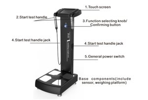 바디 분석 스마트 복합 생체전기 임피던스 분석 와이파이 프린터 연결 체지방 분석기 - Product Image 4