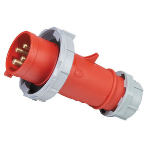 Saipwell IP67 5P 32A CEE/<span class=keywords><strong>IEC</strong></span> Enchufe Industrial Hembra de Montaje en Superficie, Latón y Nylon, 400V, Impermeable, Corriente Nominal 125A/63A - Product Image 1