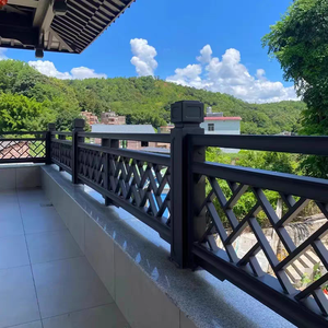 Valla de privacidad de hierro forjado antiescalada para patio trasero, pantalla para jardín, <span class=keywords><strong>piscina</strong></span> de ganado, suministros para Cabras, esgrima decorativa, modelado 3D incluido - Product Image 4