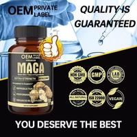 Capsule Maca Man Power Plus, extrait de ginseng rouge coréen, capsule pour soutenir l'énergie masculine, capsules de racine de maca