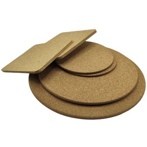 Modelli di forme personalizzate con bordo quadrato rotondo di promozione della fabbrica sottobicchieri di sughero sottobicchieri di birra in sughero naturale - Product Image 2