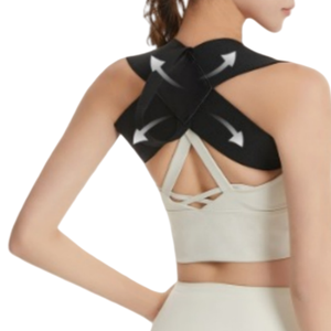 เข็มขัดพยุงหลังปรับท่าทาง ยืดหยุ่น ป้องกันการบาดเจ็บ สีดำ ขายดี ขายส่ง - Product Image 4